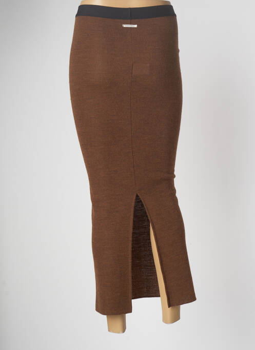 Fustă lungă maro HUMILITY femeie