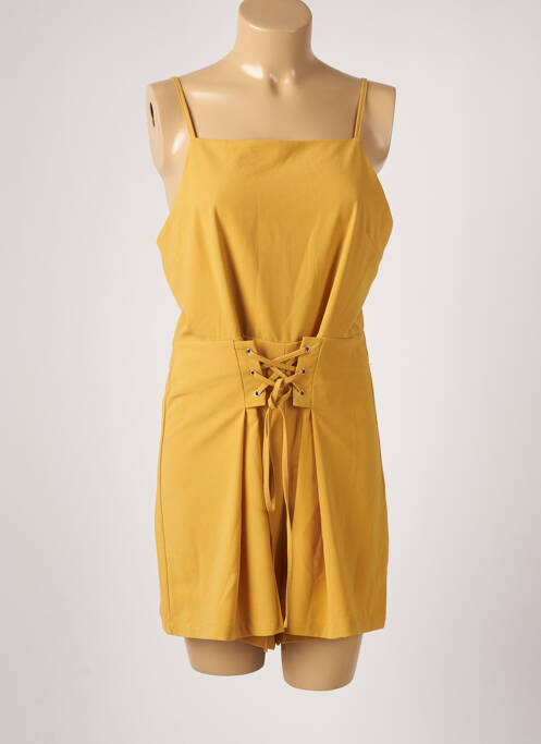 Salopetă scurtă bretele subțiri bretele subțiri galben MOLLY BRACKEN femme
