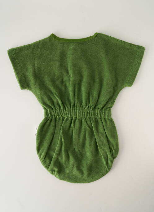 Salopetă pentru bebeluși verde HELLO ELAÉ copil