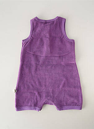 Salopetă scurtă guler rotund fără mâneci violet HELLO ELAÉ copil