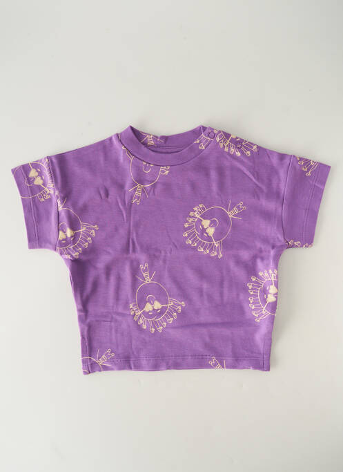 Tricou violet HELLO ELAÉ copil