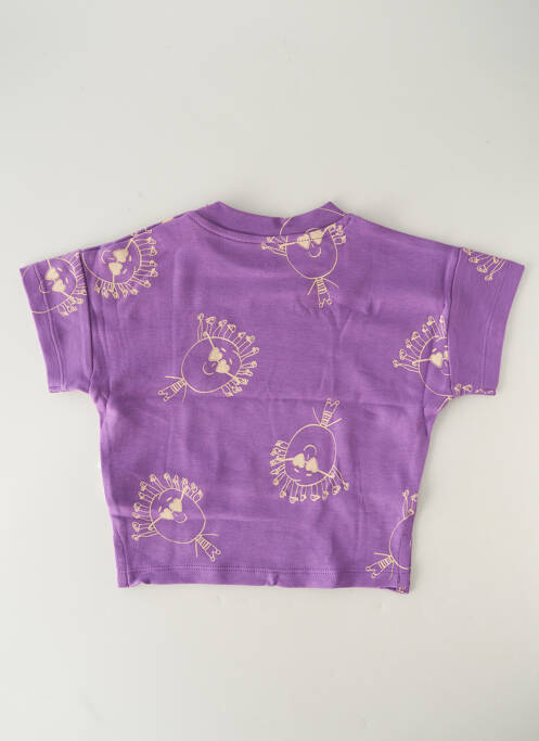 Tricou violet HELLO ELAÉ copil