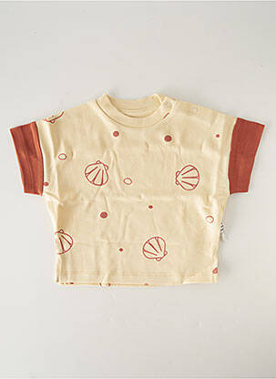 Tricou elasticitate mâneci scurte bej HELLO ELAÉ copil