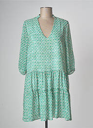 Rochie scurtă mâneci 3/4 mâneci 3/4 verde EGO femeie