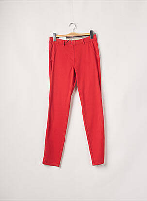 Pantalon slim roșu EAST DRIVE femeie