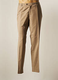 Pantalon slim țesătură melanj mărime normală bej CLUB OF GENTS bărbat