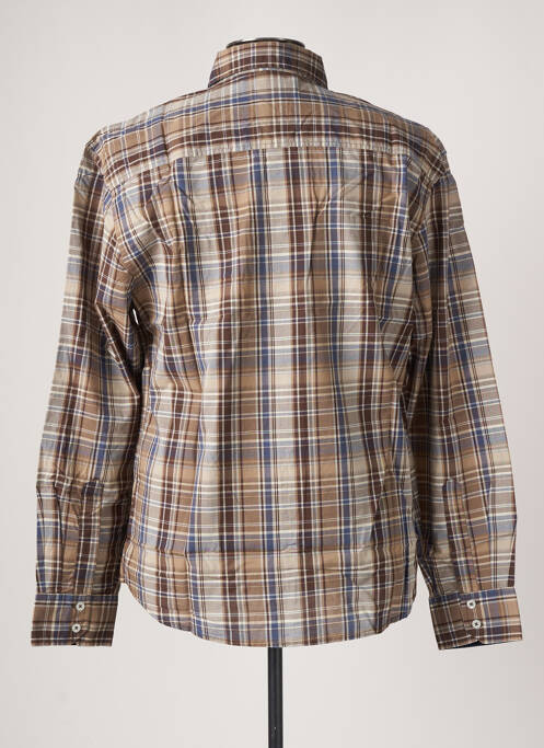 Cămașă cu mâneci lungi maro QUINZE & TREIZE bărbat