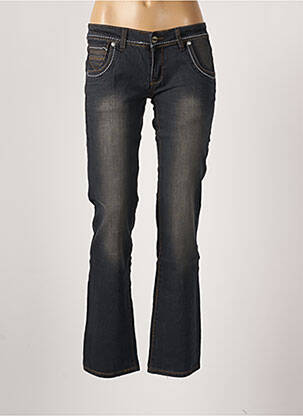 Blugi cu croială dreaptă negru CLOUD'S femeie