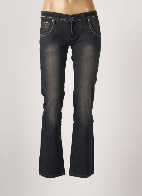 Blugi cu croială dreaptă negru CLOUD'S femeie