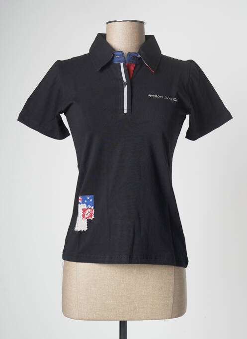 Polo negru HAKA DANCE femeie