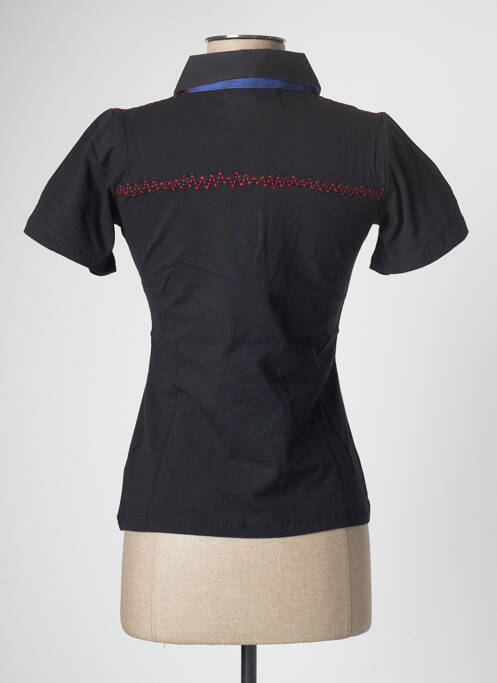 Polo negru HAKA DANCE femeie