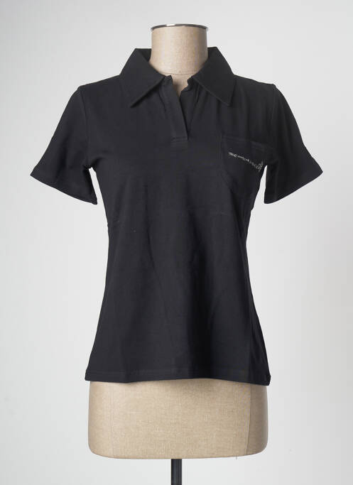 Polo negru HAKA DANCE femeie