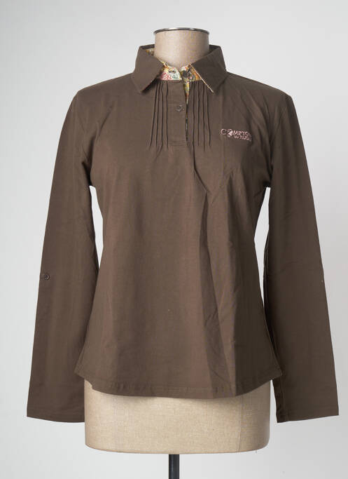 Polo verde COMPTOIR DU RUGBY femeie