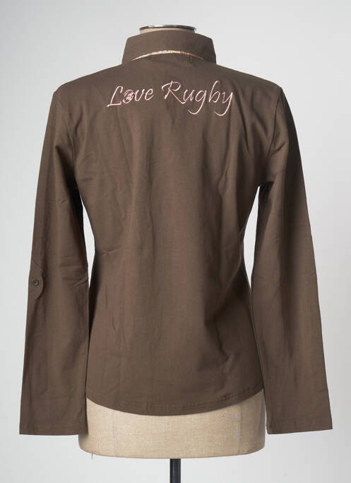 Polo verde COMPTOIR DU RUGBY femeie