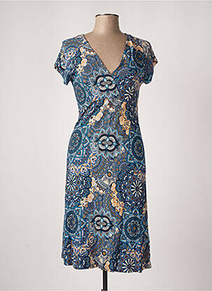 Rochie midi albastru GEISHA femeie