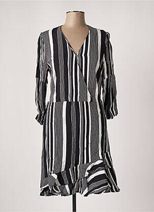 Rochie midi mâneci lungi mâneci lungi negru ESQUALO femeie