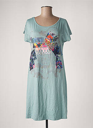 Rochie midi mâneci scurte mâneci scurte verde ROSE POMME femeie