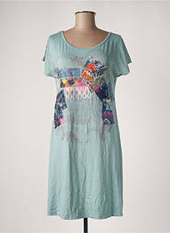 Rochie midi mâneci scurte mâneci scurte verde ROSE POMME femeie