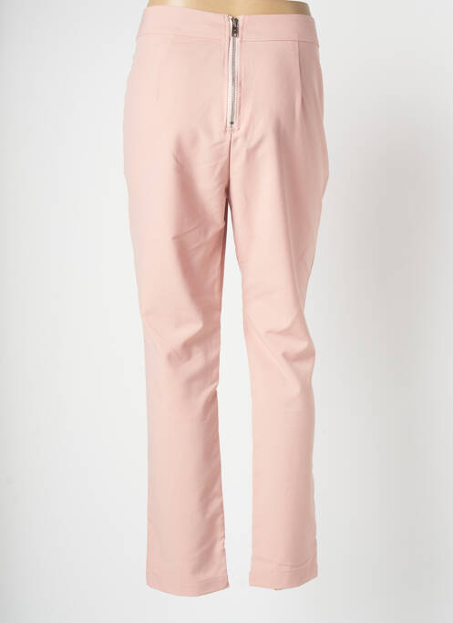 Pantalon drept roz LOFTY MANNER femeie