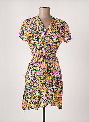 Rochie midi galben C'FLO femeie