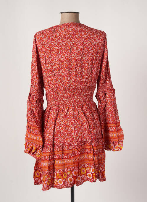 Rochie scurtă maro LAST QUEEN femeie