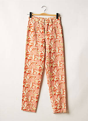 Pantalon drept roz FIVE femeie