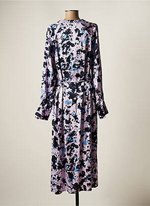 Rochie lungă mâneci lungi mâneci lungi violet SELECTED femeie