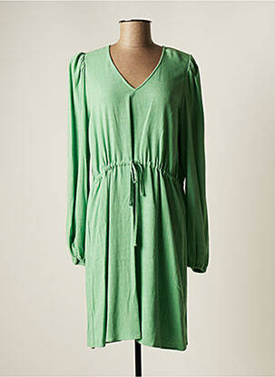 Rochie midi mâneci lungi mâneci lungi verde SELECTED femeie