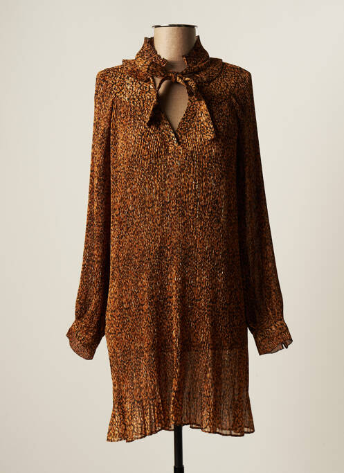 Rochie midi maro SUNCOO femeie