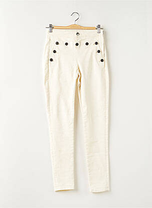 Pantalon slim bej MAISON SCOTCH femeie