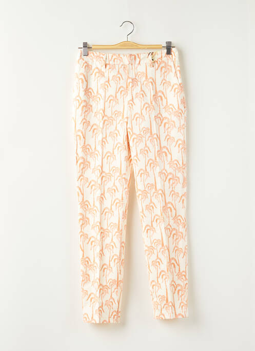 Pantalon chino țesătură poplin mărime normală bej MAISON SCOTCH femme