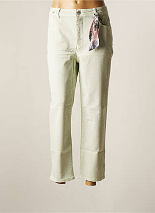 Blugi cu croială dreaptă verde FREEMAN T.PORTER femeie