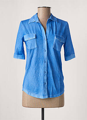 Cămașă albastru MAJESTIC FILATURES femeie