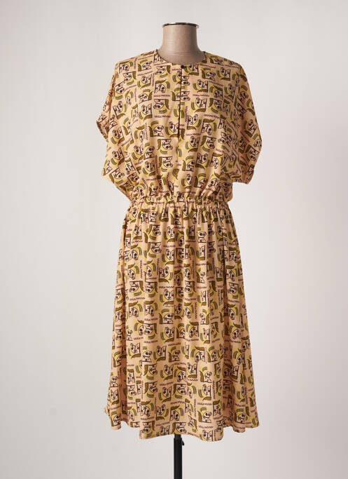 Rochie midi bej OTTOD'AME femeie