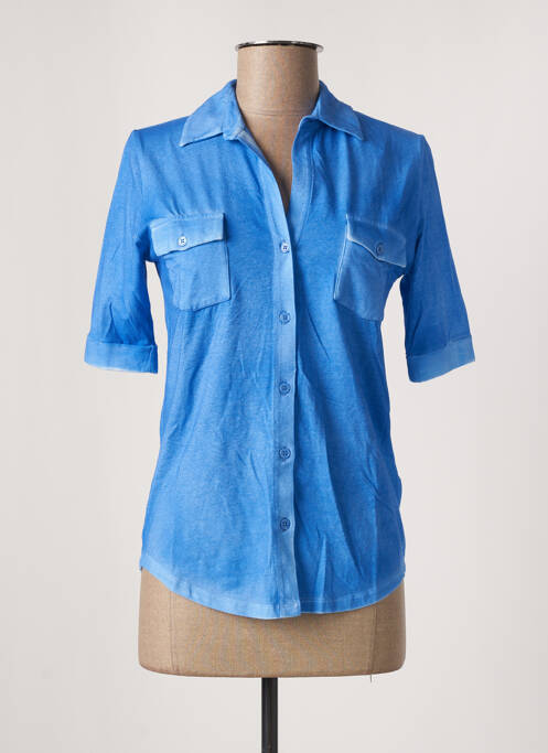 Cămașă albastru MAJESTIC FILATURES femeie