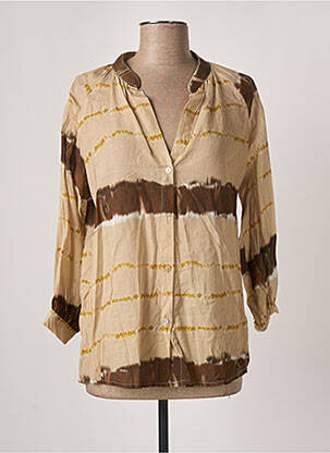 Cămașă maro MARGOT femeie