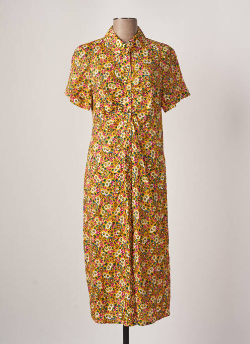 Rochie midi galben IDANO femeie