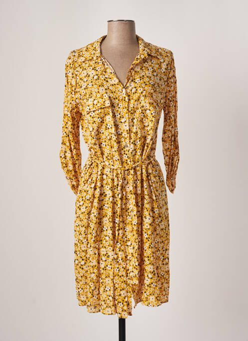 Rochie midi galben ATELIER JAD femeie