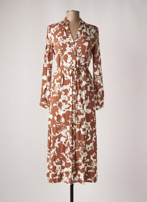 Rochie lungă maro VILA femeie