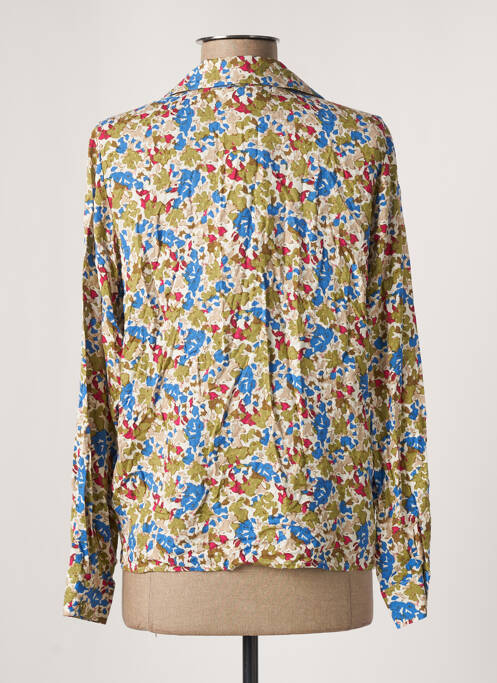 Cămașă țesătură poplin mâneci lungi bej VILA femme