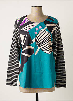 Top albastru KALISSON femeie