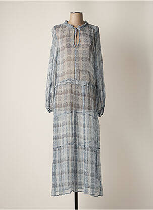 Rochie lungă albastru SPARKZ femeie