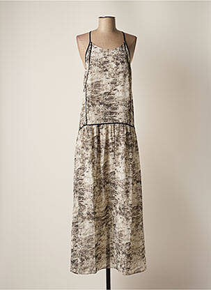 Rochie lungă gri SEE U SOON femeie