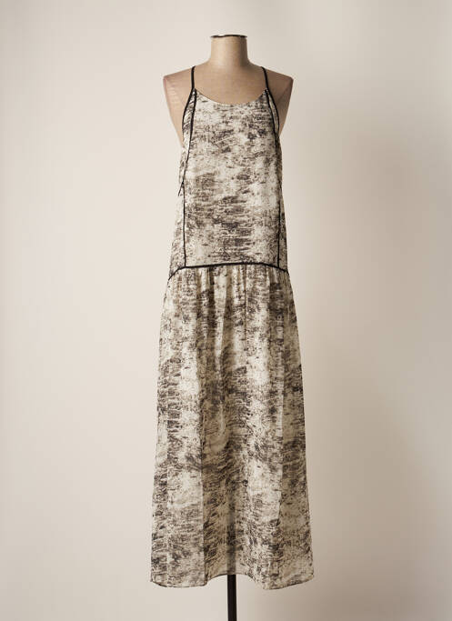 Rochie lungă gri SEE U SOON femeie