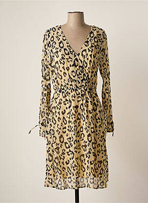 Rochie midi bej SPARKZ femeie