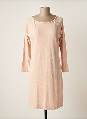Rochie midi mâneci lungi mâneci lungi roz KNIT-TED femeie