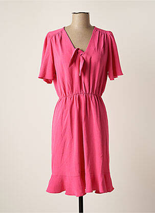 Rochie midi roz EMI-JO femeie