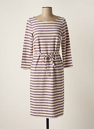 Rochie midi mâneci lungi mâneci lungi bej MAMA LICIOUS femeie