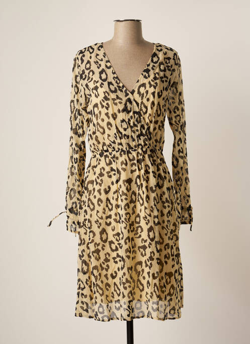 Rochie midi bej SPARKZ femeie