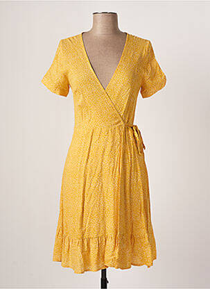 Rochie midi galben CALIE femeie